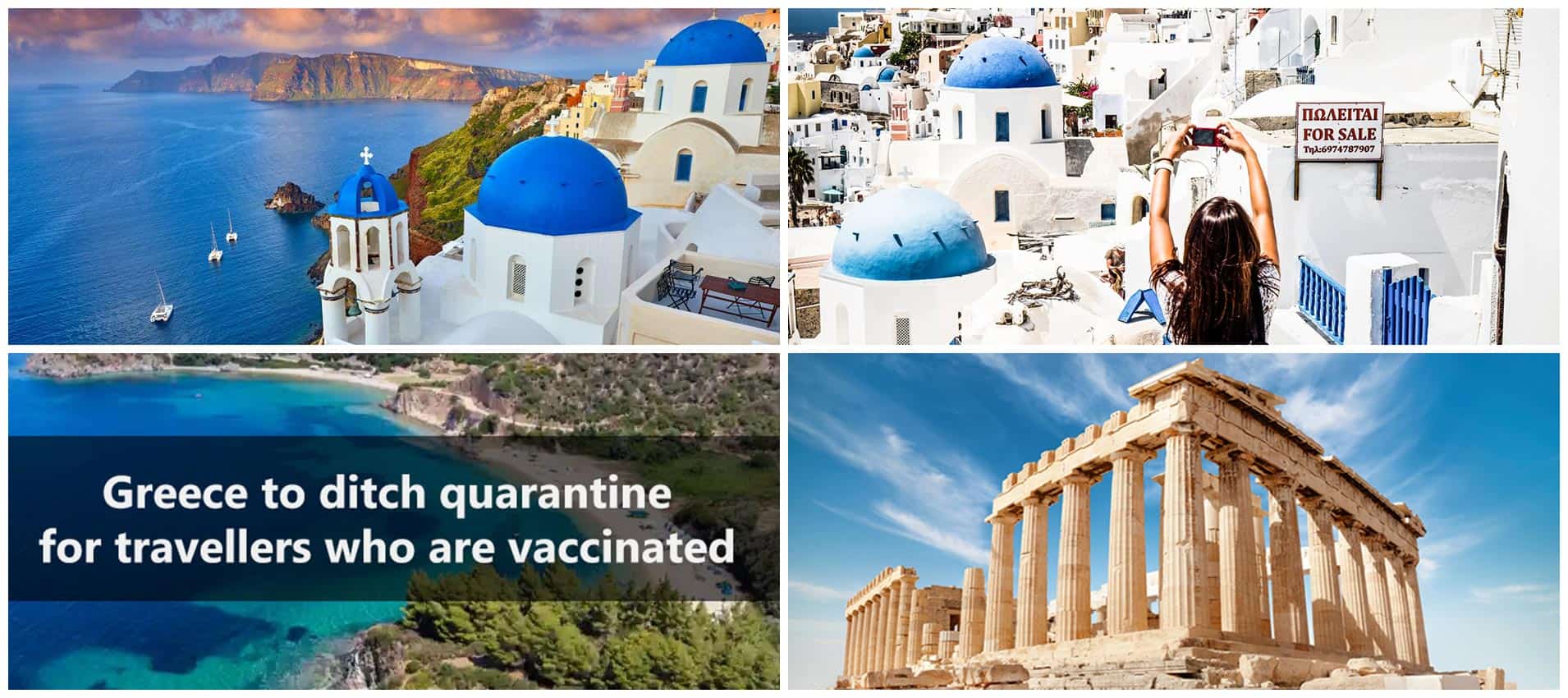 Greece Will Welcome Vaccinated Tourists Next Week