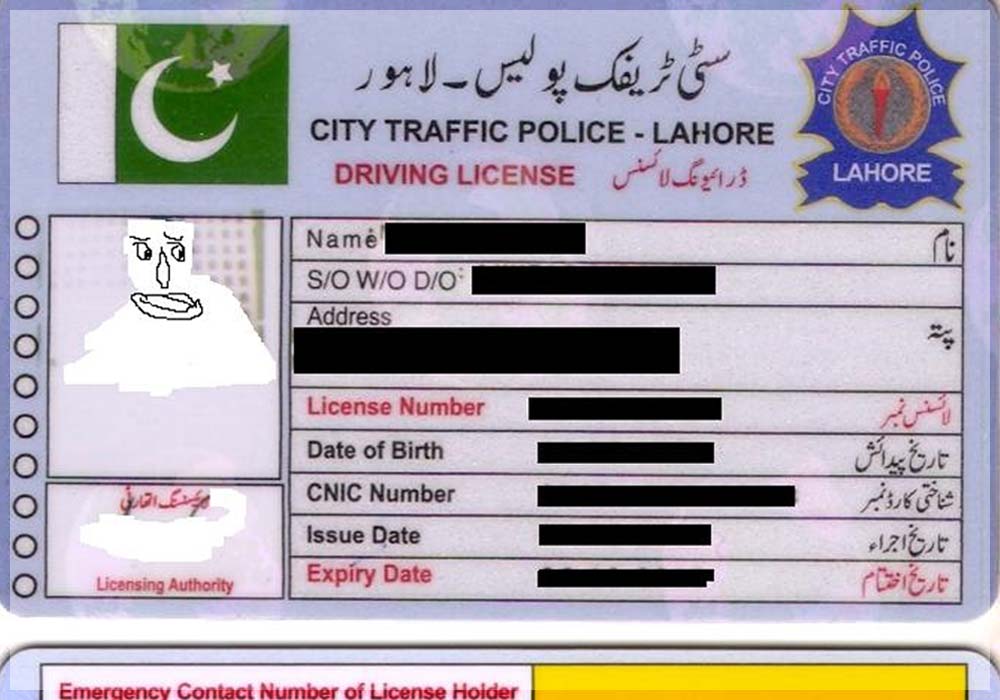 pakistan car driving license